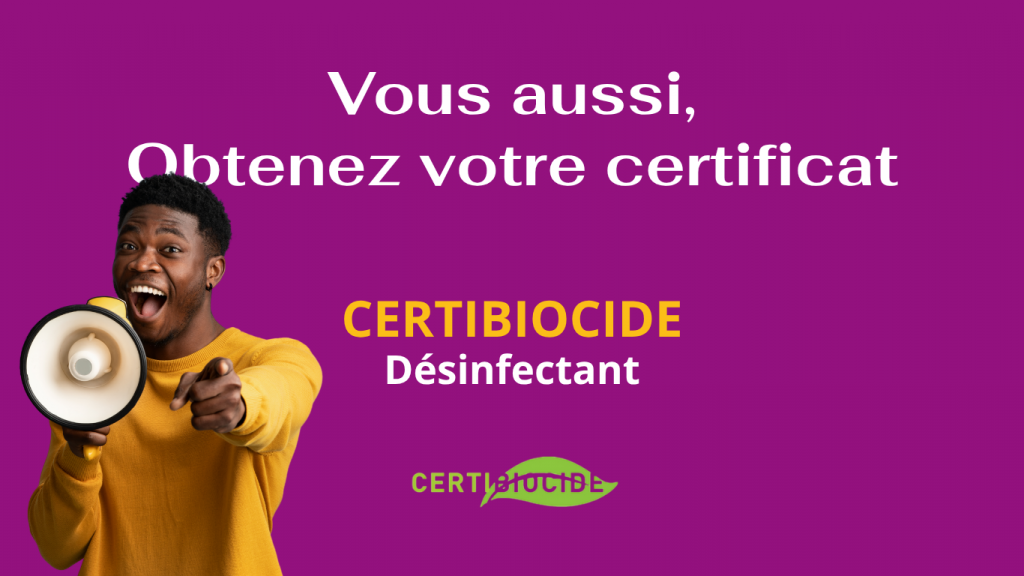 Annonce commerciale pour la formation au CERTIBIOCIDE par LS Développement, centre de formation professionnelle à Eguilles et Aix-en-Provence